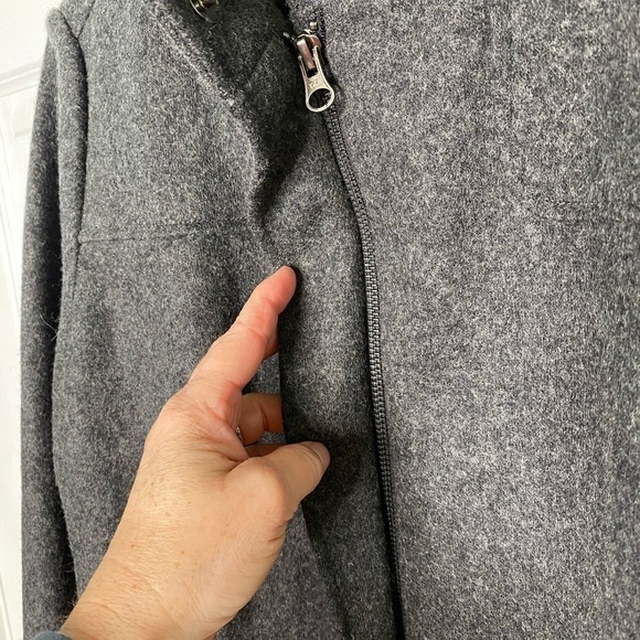 Boden Gray Wool Long Sleeved Jacket Size US8 - Picture 6 of 9